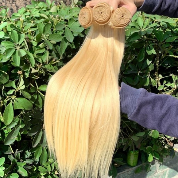 613 Human Hair bundles & Closure